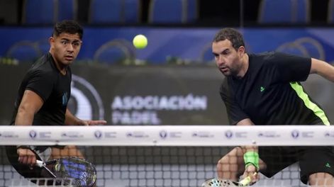Molina (18) y Buenanueva (37) representaron de gran manera a Mendoza en el Premier Pádel. / Prensa Premier Pádel