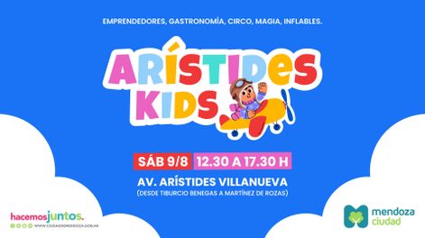 Arístides Kids: una jornada para disfrutar junto a los más chicos