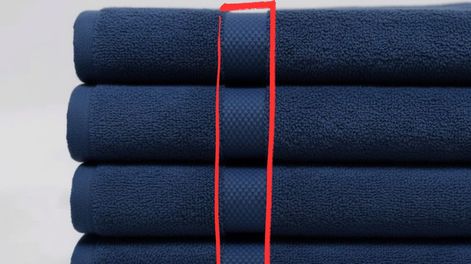 No es solo decoración: para qué sirven las franjas tejidas de las toallas y toallones