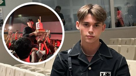 Felipe Fort cumplió 21 y celebró con una insólita torta dedicada a su padre, Ricardo Fort