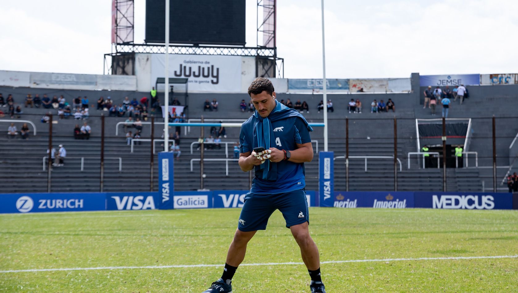 Rodrigo Isgró presente en este nuevo test match de Los Pumas
