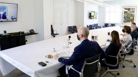 Los Andes | El presidente estadounidense envió una carta a Alberto Fernández en la que lo saluda y le pide una pronta recuperación. Foto Twitter.