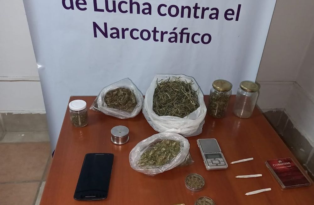 Parte de todo lo incautado en el procedimiento. /Gentileza
