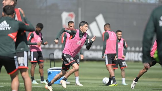 River entrena y piensa en Colón de Santa Fe para mantener la punta de la zona A. / Gentileza.