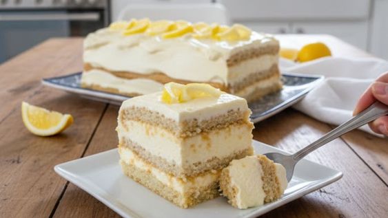 como hacer un delicioso y fresco tiramisu facil de limon: sin horno, 5 ingredientes y en pocos minutos