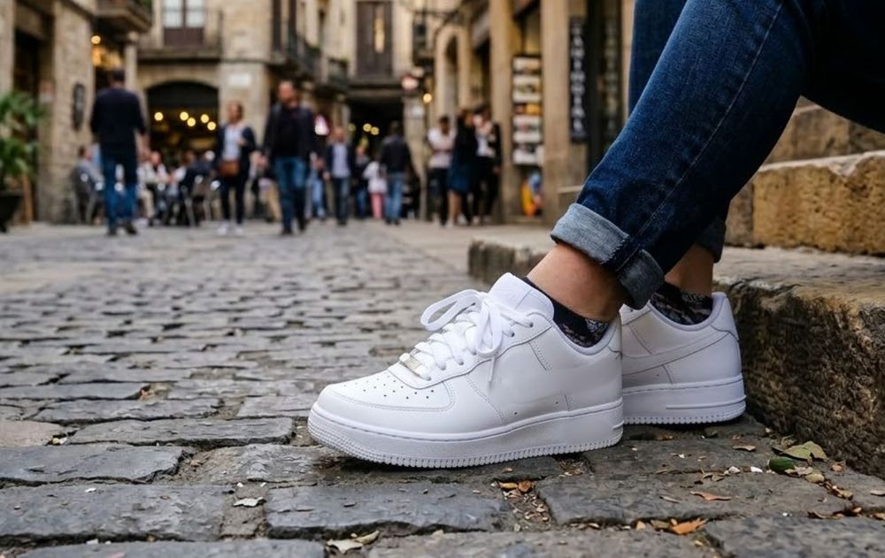zapatillas blancas