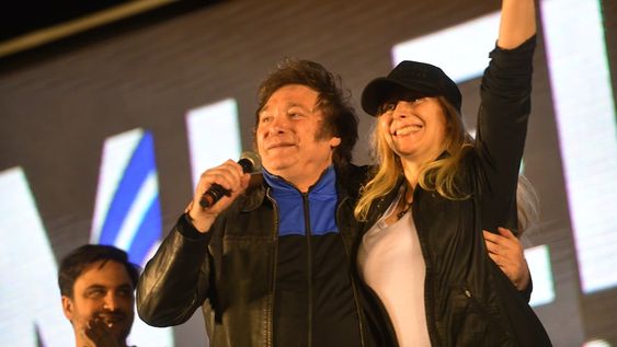 Acto de cierre de campaña de Javier Milei en Cordoba balotaje 2023 16 noviembre 2023. - La Voz