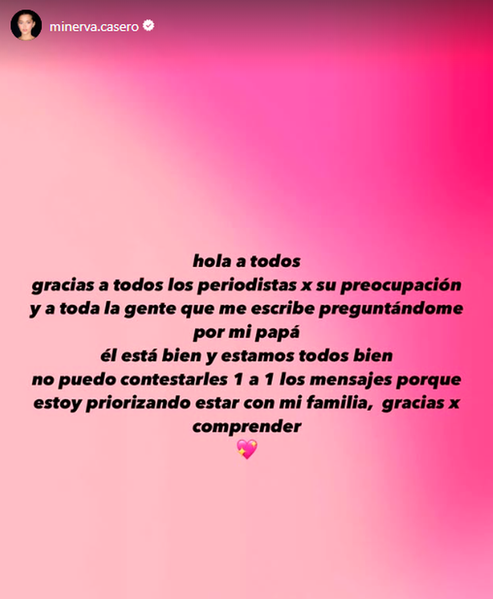La hija de Alfredo Casero se refirió al estado de salud de su papá.