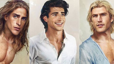 Así serían los príncipes de Disney en la vida real