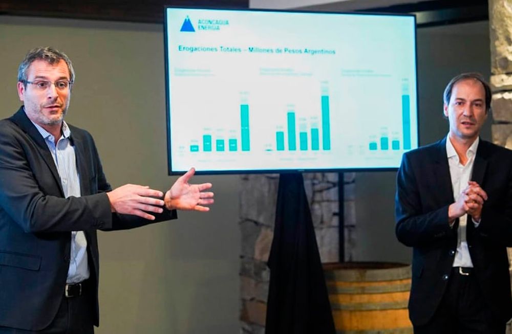Javier Agustín Basso y Diego Sebastián Trabucco, fundadores de Aconcagua Energía, la empresa que opera yacimientos maduros en Mendoza.