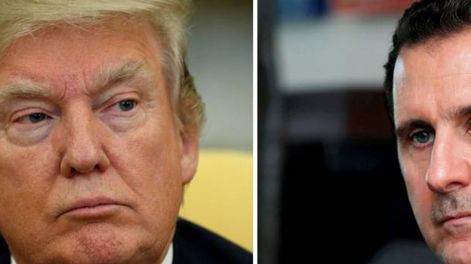 Los Andes | Donald Trump y  Bashar al-Assad.