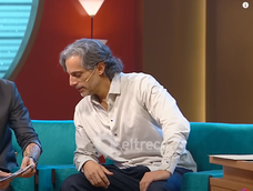 Joaquín Furriel terminó asombrado por el truco de magía de Rada.