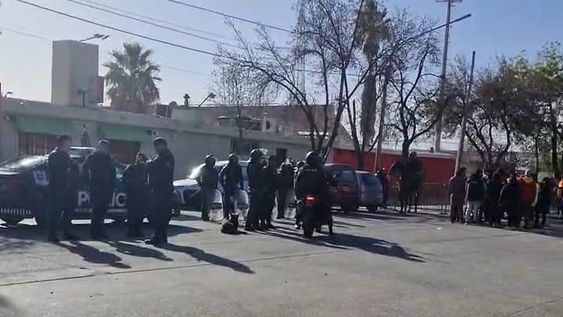 Incidentes en inmediaciones del estadio del Atlético San Martín&nbsp;