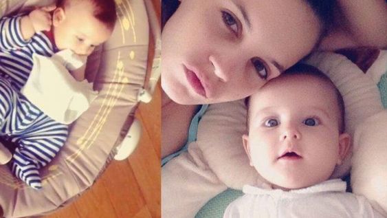 Las tiernas fotos de Sabrina Garciarena con su bebé