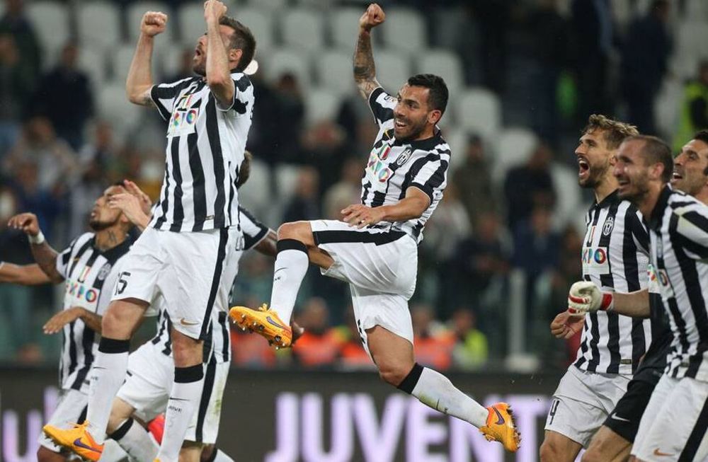 La Juve de Tevez ganó y se quedó con el tetracampeonato
