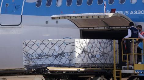 Aerolíneas. Mañana llega el vuelo 12 con más vacunas rusas.