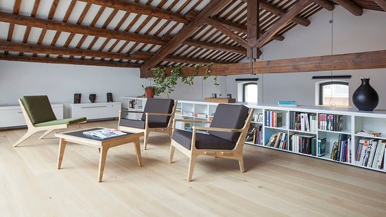 La belleza de las cerchas de madera a la vista