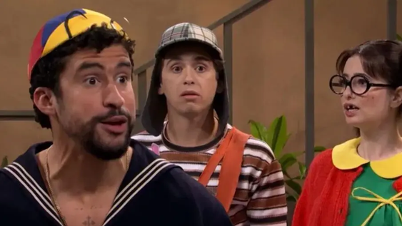 Bad Bunny respondió a quienes cuestionaron su decisión de dar el show de medio tiempo en el Super Bowl. Además, homenajeó a El Chavo del 8.