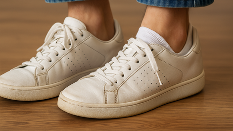 Cómo evitar que las zapatillas se bajen o coman las medias con un truco casero
