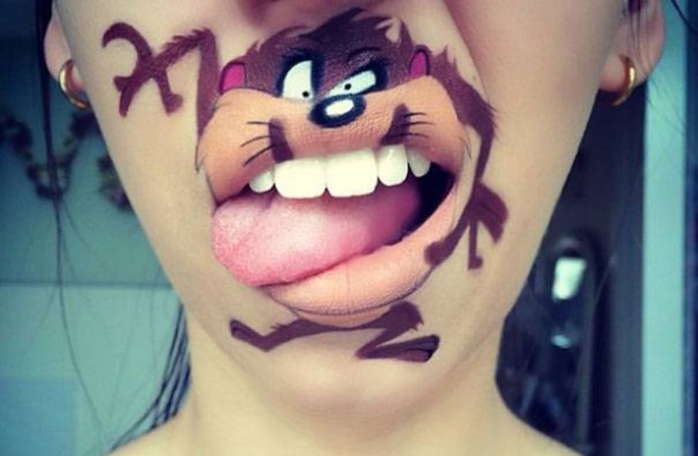 ¿Un nuevo arte? Usa sus labios para dar vida a los personajes
