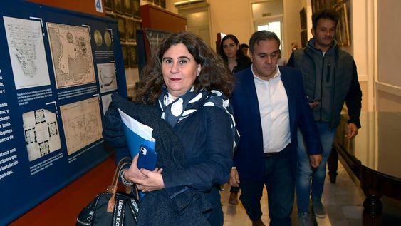 A raíz de la renuncia masiva de médicos anestesistas en los hospitales públicos de Mendoza por un conflicto salarial, se desarrollaron en la Legislatura provincial reuniones, con Ana María Nadal, Ministra de Salud. Foto: Orlando Pelichotti - Los Andes