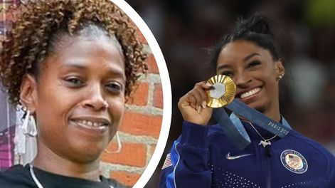 Shannon, la madre biológica de Simone Biles (Web)