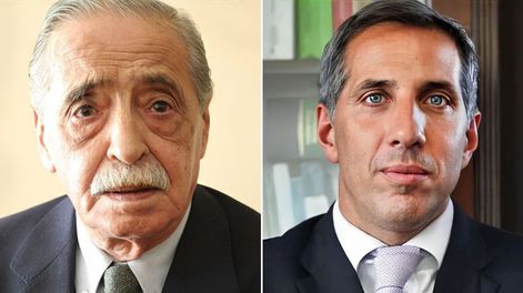 Julio César Strassera y Diego Luciani, grandes fiscales de la República.