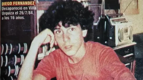 Diego Fernández Lima desapareció el 26 de julio de 1984