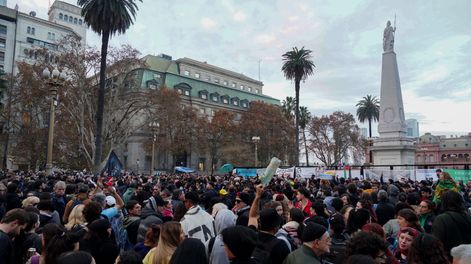 Misa ricotera en Plaza de Mayo&nbsp;