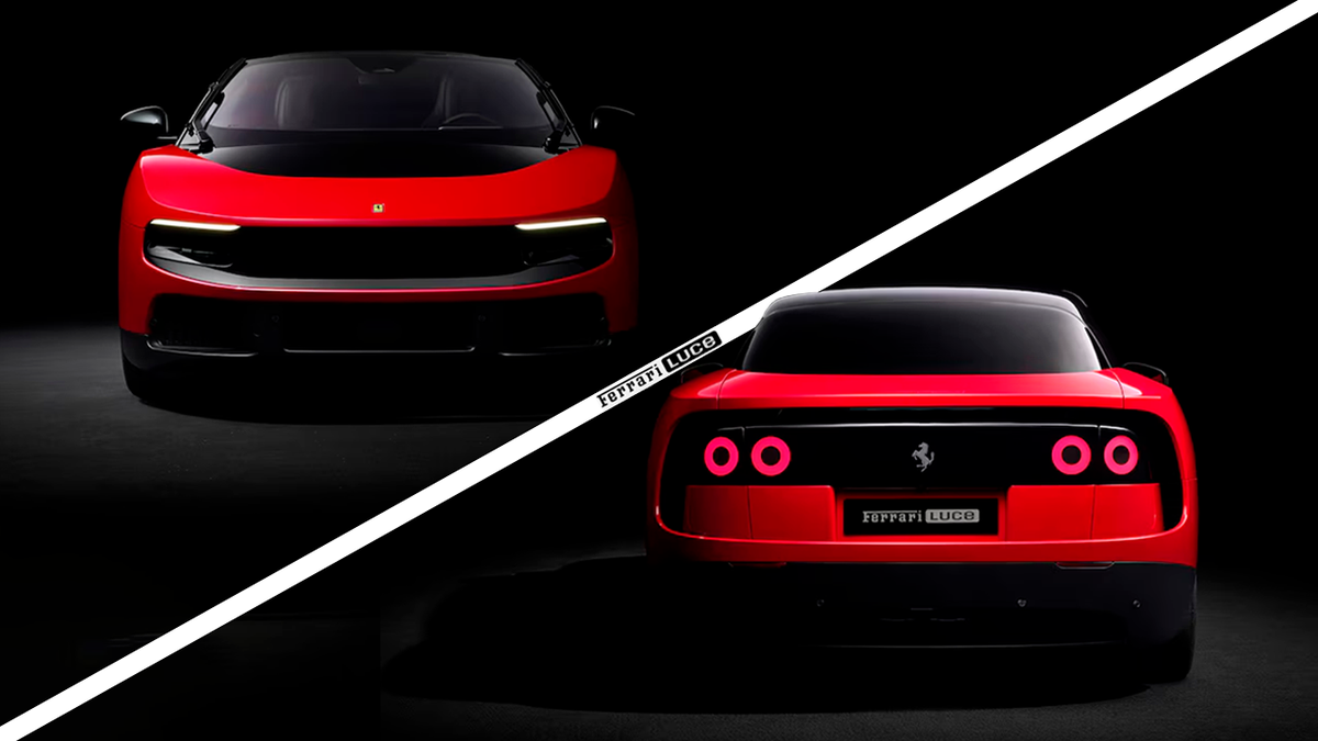 Ferrari sorprendió con el Luce, el primer eléctrico de su historia, y hay opiniones dividas por su diseño