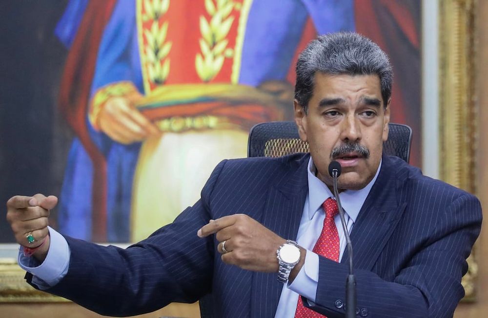 El presidente de Venezuela, Nicolás Maduro durante una rueda de prensa este miércoles, en el Palacio de Miraflores en Caracas (Venezuela). Foto: EFE/ Ronald Peña R.