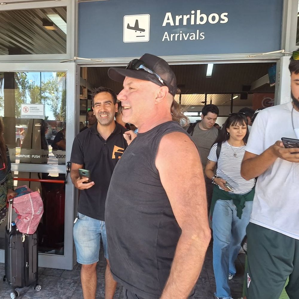 La Renga ya aterrizó en San Rafael para dar el show el sábado. - Instagram 
