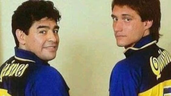 El Mellizo Guillermo y una sentida para Diego Maradona. / Gentileza.