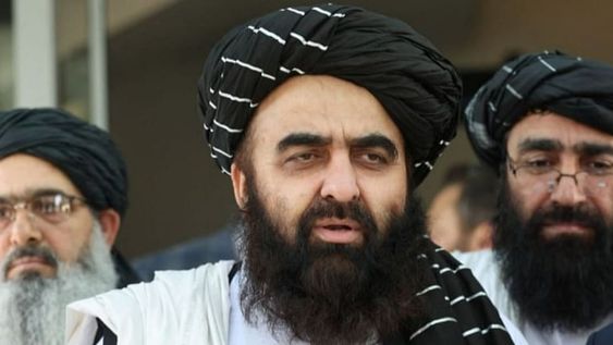 Amir Khan Muttaqi, ministro de Relaciones Exteriores de Afganistán.