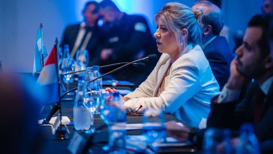 La ministra de Seguridad de la Nación, Alejandra Monteoliva, en la reunión del Consejo de Seguridad Interior.
