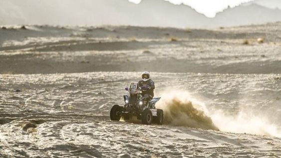 El argentino Pablo Copetti llegó segundo en la primera etapa del Dakar 2022 entre los Cuatriciclos. La victoria fue para Laisvydas Kancius.
