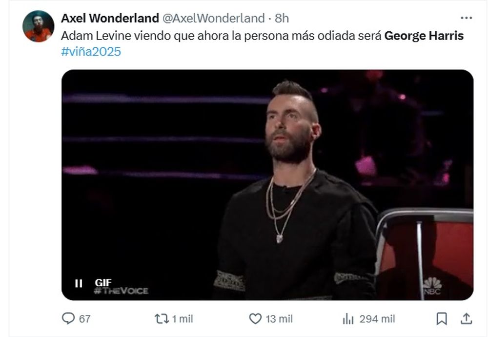 Memes en X: chilenos desquitaron su rechazo al comediante venezolano George Harris por su fallida presentación en Viña 2025