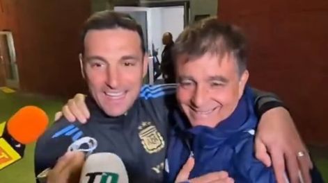 Lionel Scaloni elogió a Claudio Vivas