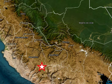 Un fuerte terremoto de magnitud 7.2 sacudió la región de Ayacucho en el sur de Perú