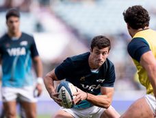 Rugby. Bautista Delguy uno de los referentes de Los Pumas de buen nivel ante Gales &nbsp;