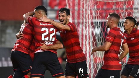 Triunfo agónico de Estudiantes de La Plata ante Aldosivi por 1-0. / Gentileza.