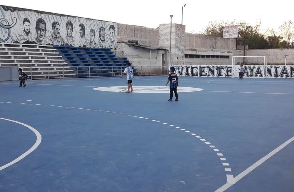 Atlético Argentino tiene su playón deportivo