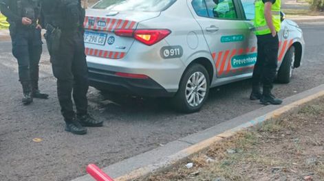 Ojos en Alerta: un sujeto fue detenido por vandalizar la vía pública