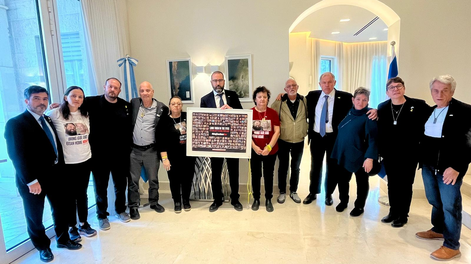 El Canciller argentino Gerardo Werthein está en una gira internacional por Medio Oriente | X Argentina en Israel