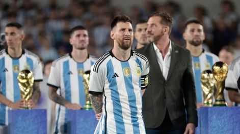Lionel Messi y lo que dijo en los festejos de la Scaloneta. (Twitter SportCenter).