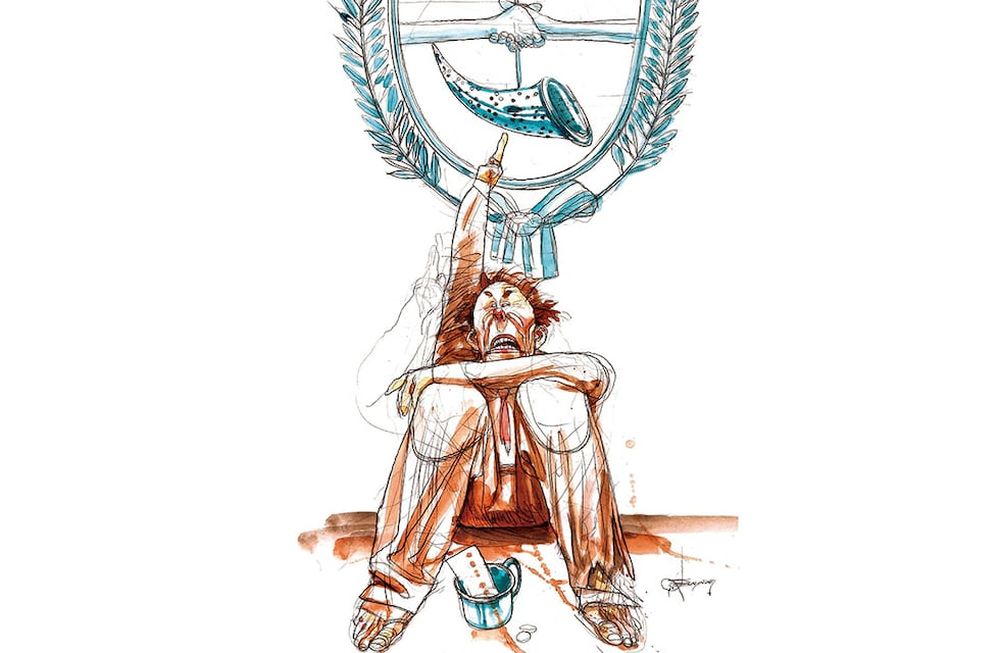 Mendoza se encuentra en una de las crisis económicas más grandes de los últimos 30 años. / Foto: ilustración: Gabriel Fernandez.