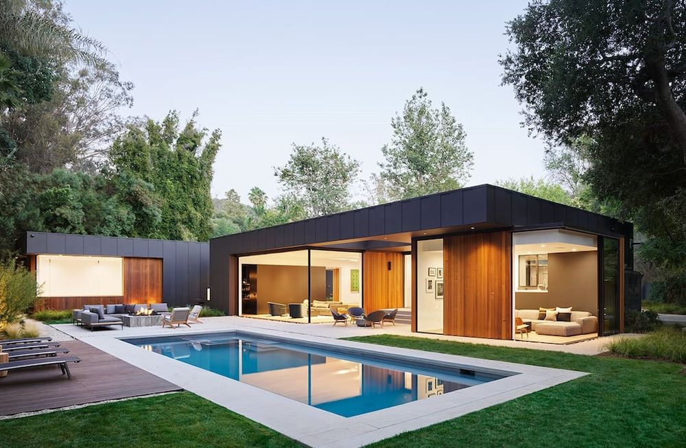 Una casa de campo increíblemente transparente