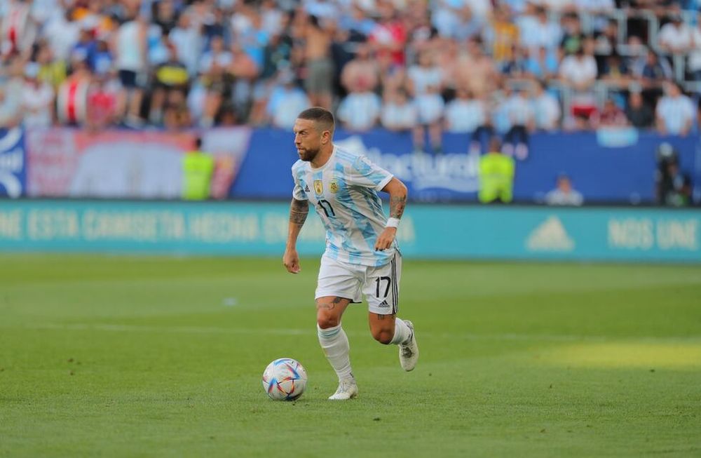 Alejandro Papu Gómez, de la selección argentina, habló de su confianza de estar en la lista definitiva y su sueño de ganar la Copa del Mundo. / Gentileza.