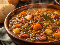 miercoles de fibra: guiso de lentejas con verduras, el plato ideal para combatir el frio y mantenerse saciado miercoles de fibra: guiso de lentejas con verduras, el plato ideal para combatir el frio y mantenerse saciado