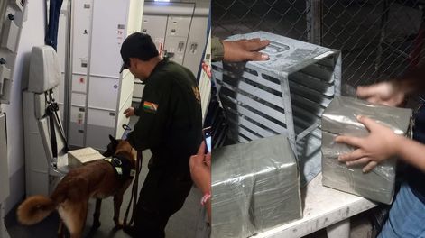 Los Andes | Dos empleadas de limpieza fueron detenidas por transportar cocaina en el aeropuerto de Viru Viru.